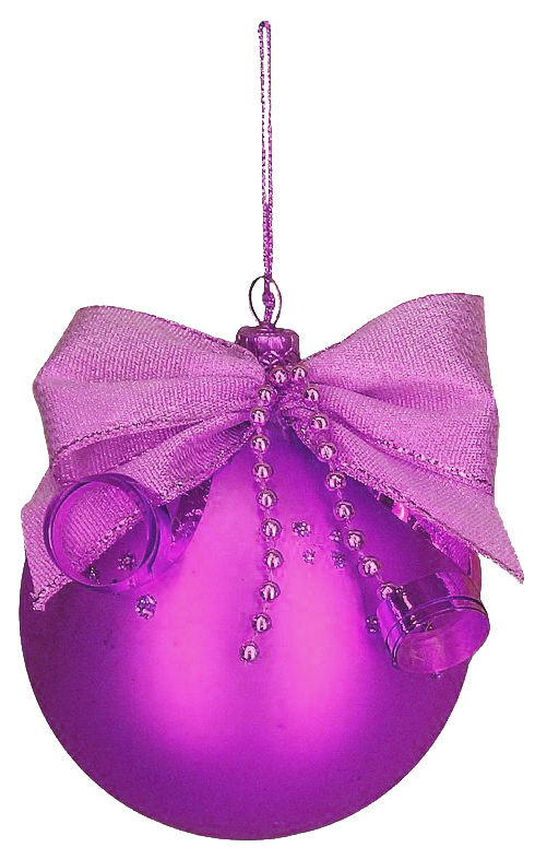 Transparent Christmas Ornament Christmas Purple for Christmas