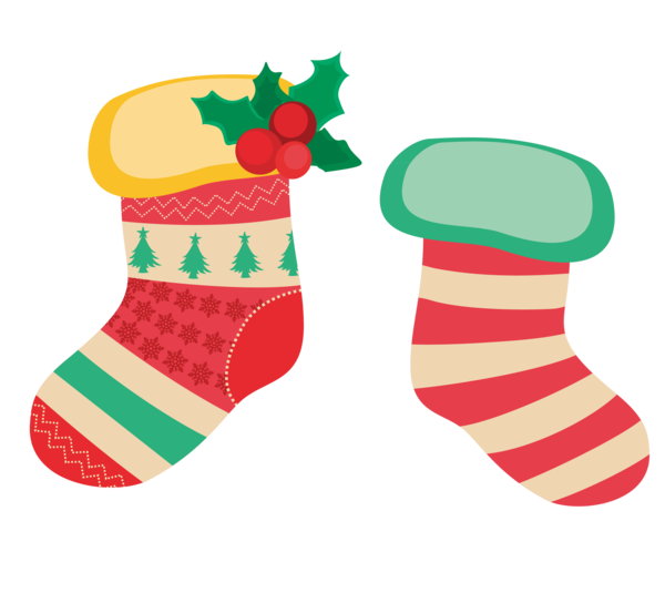 Transparent Christmas Sock Hosiery Christmas Ornament for Christmas