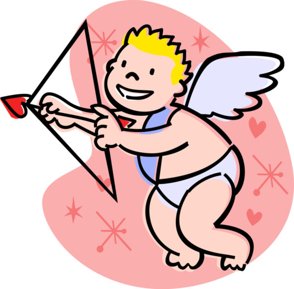 Transparent February 14 Valentines Day Valentin Cartoon Cupid for Valentines Day
