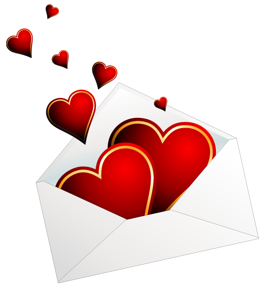 Transparent Love Romance Envelope Heart Valentine S Day for Valentines Day