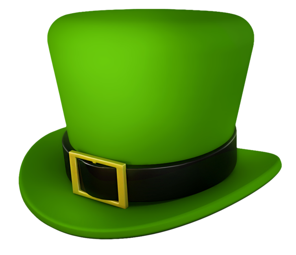 Transparent Hat Green Party Hat Yellow for St Patricks Day