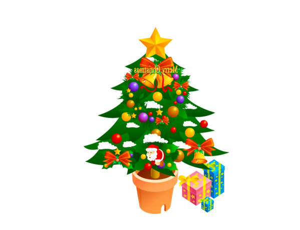 Transparent Santa Claus Christmas Christmas Tree Fir Evergreen for Christmas