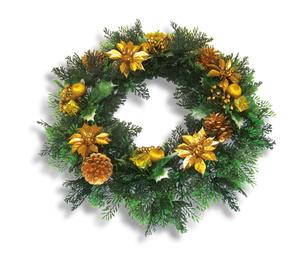 Transparent Wreath Christmas Decoration Flower for Christmas