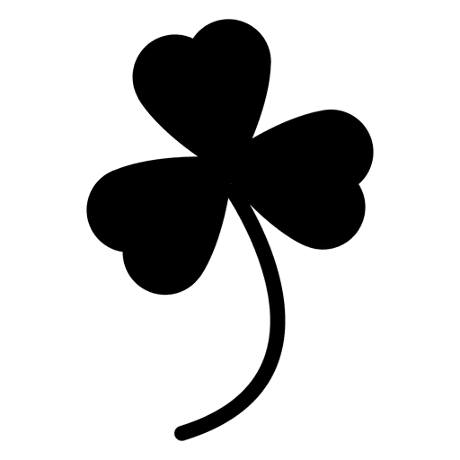 Transparent Symbol Shamrock Clover Flower Leaf for St Patricks Day