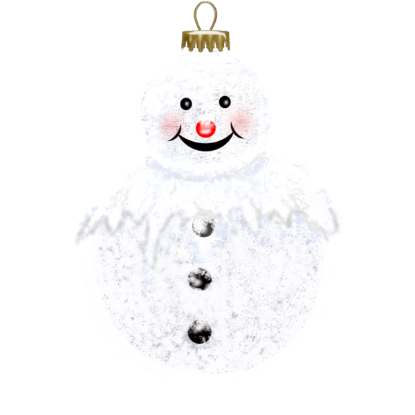 Transparent Christmas Snowman Christmas Ornament Christmas Decoration for Christmas