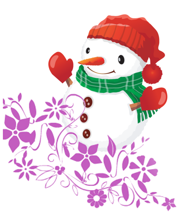 Transparent Snowman Christmas Cartoon Christmas Ornament for Christmas