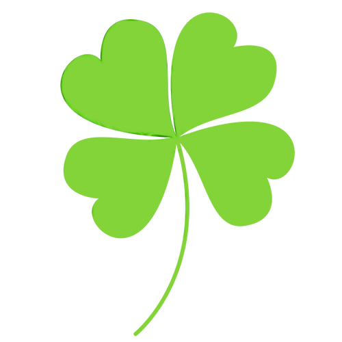 Transparent Fourleaf Clover Clover Saint Patricks Day Leaf Green for St Patricks Day