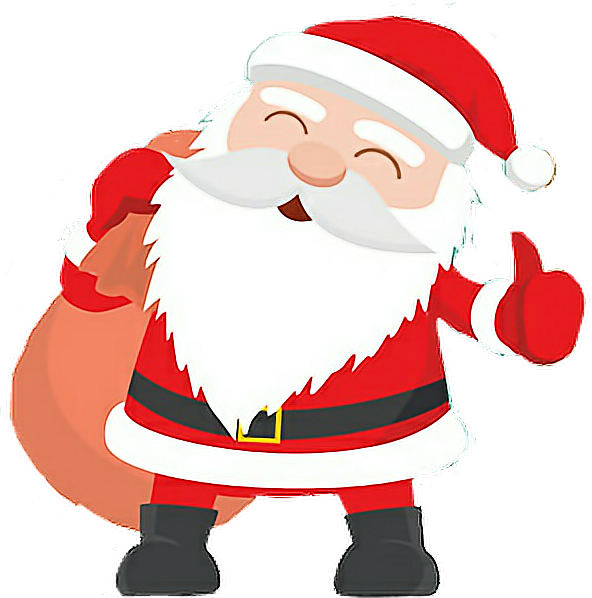 Transparent Santa Claus Christmas Reindeer Christmas Ornament Holiday for Christmas