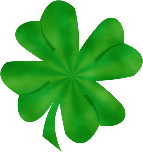 Transparent Green Leaf Petal for St Patricks Day
