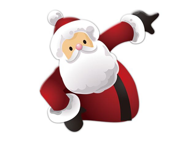 Transparent Santa Claus Christmas Android Christmas Ornament Christmas Decoration for Christmas