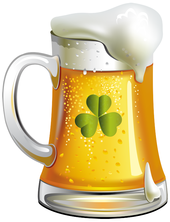 Transparent Beer Brewery Beer Glasses Mug Yellow for St Patricks Day