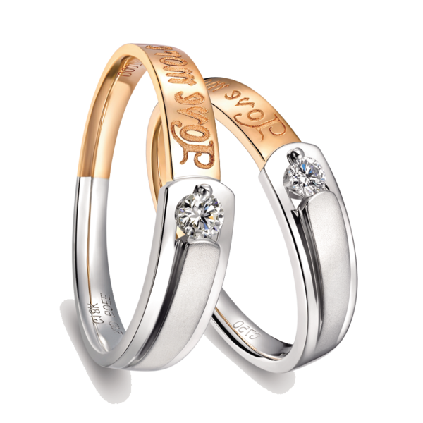 Transparent Ring Wedding Ring Valentines Day Platinum for Valentines Day