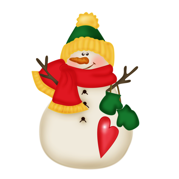 Transparent Snowman Scarf Christmas Christmas Ornament for Christmas