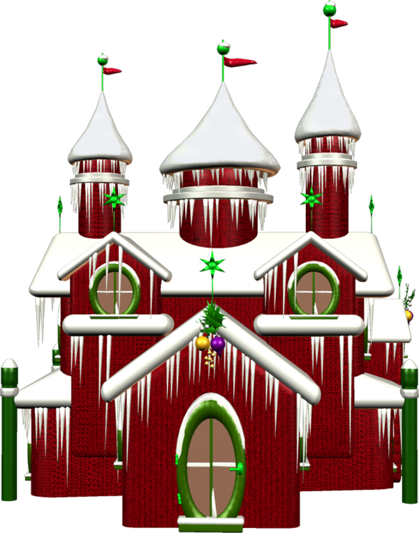 Transparent Drawing Gingerbread House Idea Christmas Decoration Christmas Ornament for Christmas