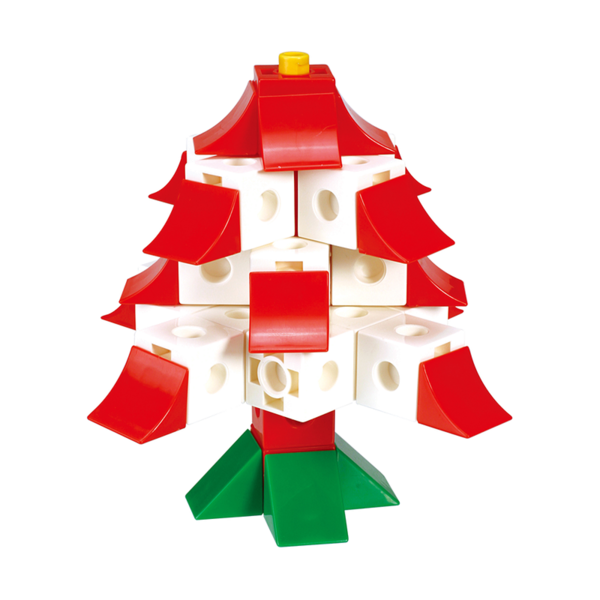 Transparent Toy Block Toy Goods Christmas Ornament Christmas Decoration for Christmas