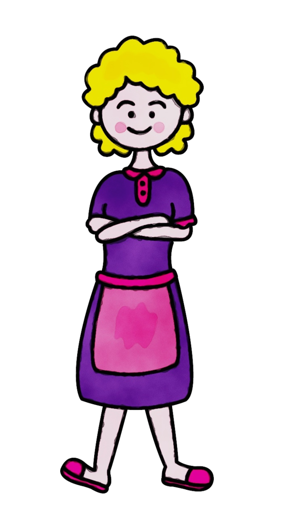 Transparent Drawing Cartoon Mother Pink for Mothers Day