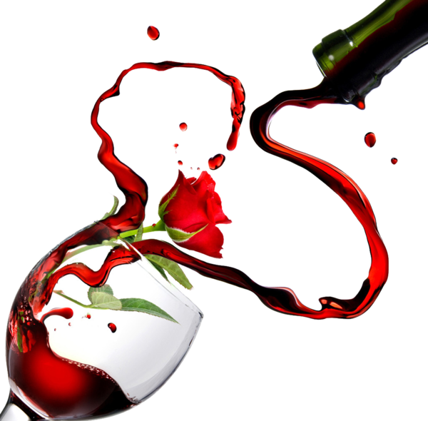 Transparent Red Wine White Wine Chenin Blanc Love Blood for Valentines Day