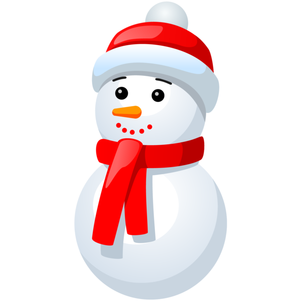 Transparent Christmas Day Snowman Cartoon Christmas Ornament for Christmas