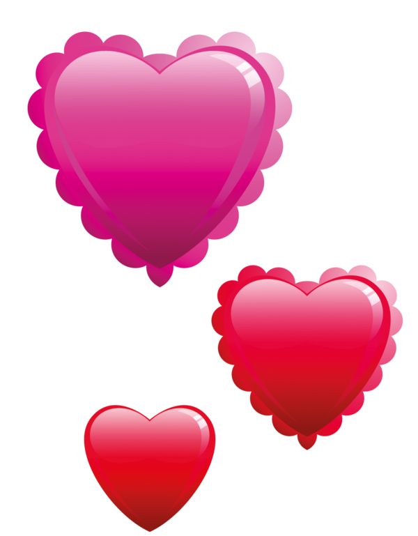 Transparent Valentine S Day Heart Birthday Pink for Valentines Day