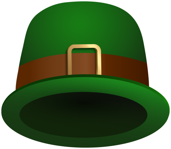 Transparent Hat Leprechaun Pine Border Green Headgear for St Patricks Day