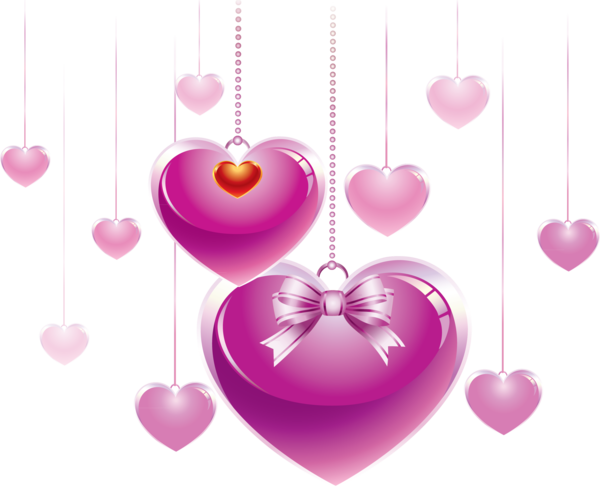 Transparent Valentine S Day Heart Love Pink for Valentines Day