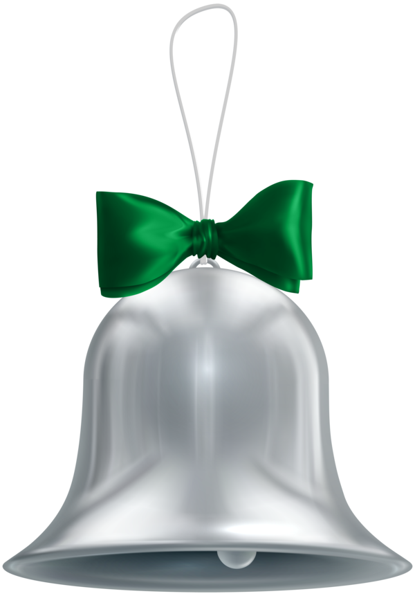 Transparent Christmas Bell Jingle Bell Green Christmas Ornament for Christmas