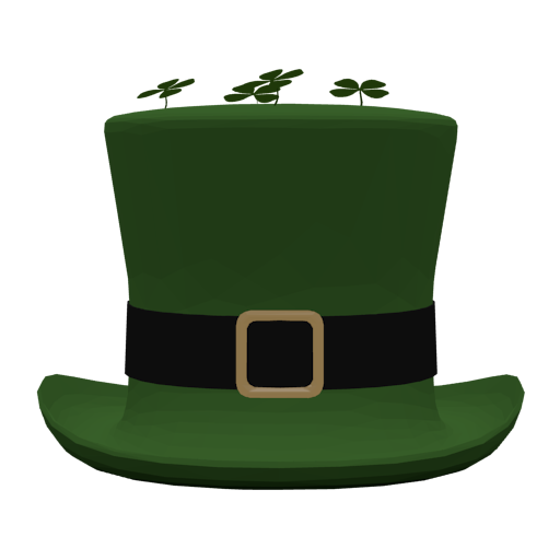 Transparent Green Hat for St Patricks Day