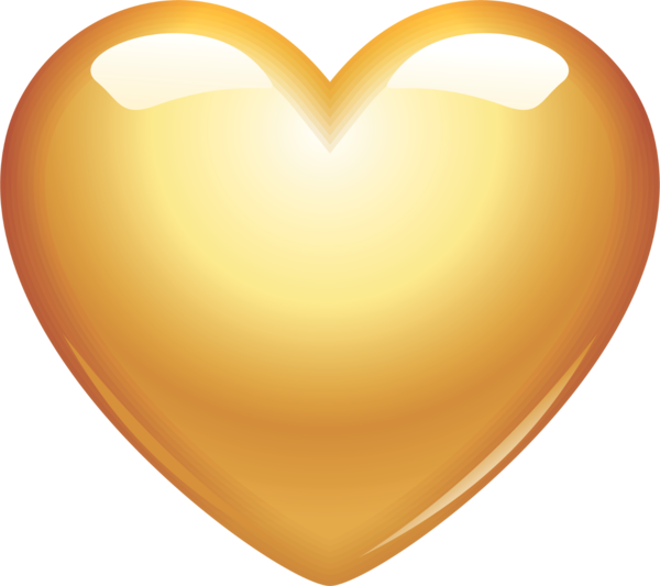 Transparent Heart Valentine S Day Love Orange for Valentines Day