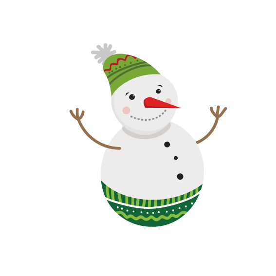 Transparent Postit Note Sticker Christmas Snowman Christmas Ornament for Christmas
