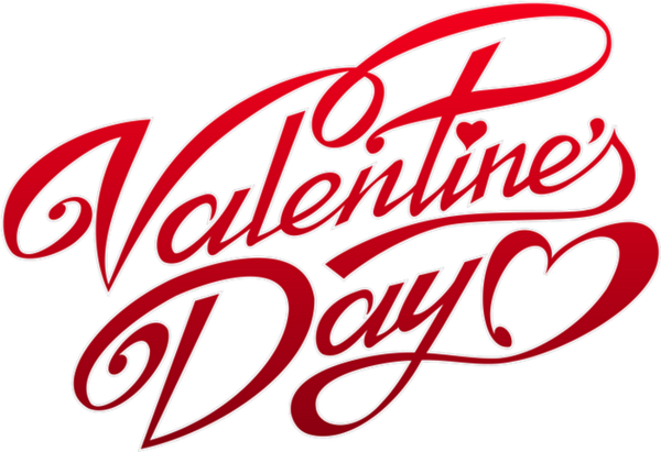 Transparent Valentines Day Png Day Love Text Calligraphy for Valentines Day