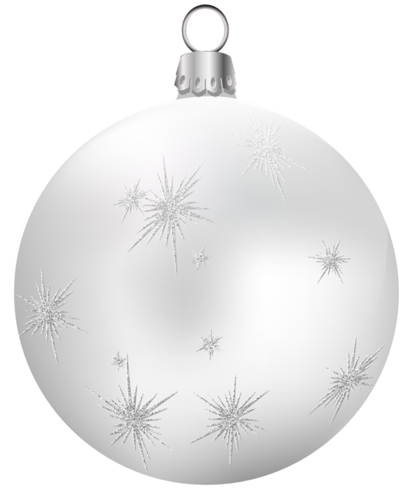 Transparent Christmas Ornament Christmas Decoration White for Christmas
