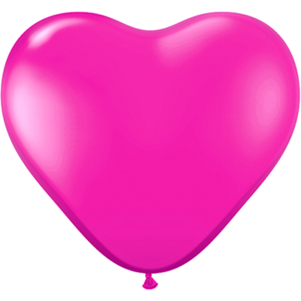 Transparent Balloon Heart Heart Shaped Latex Balloons Pink for Valentines Day