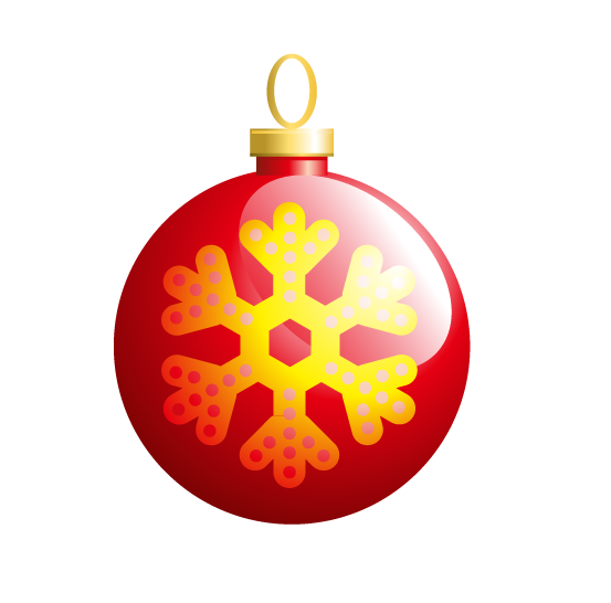 Transparent Christmas Ornament Christmas Snowflake Symbol for Christmas