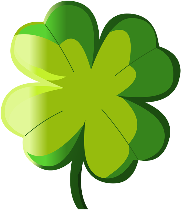 Transparent Fourleaf Clover Happiness Mug Green Leaf for St Patricks Day