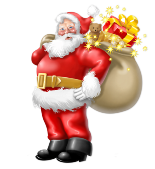 Transparent Santa Claus Animation Cartoon Christmas Ornament Christmas Decoration for Christmas