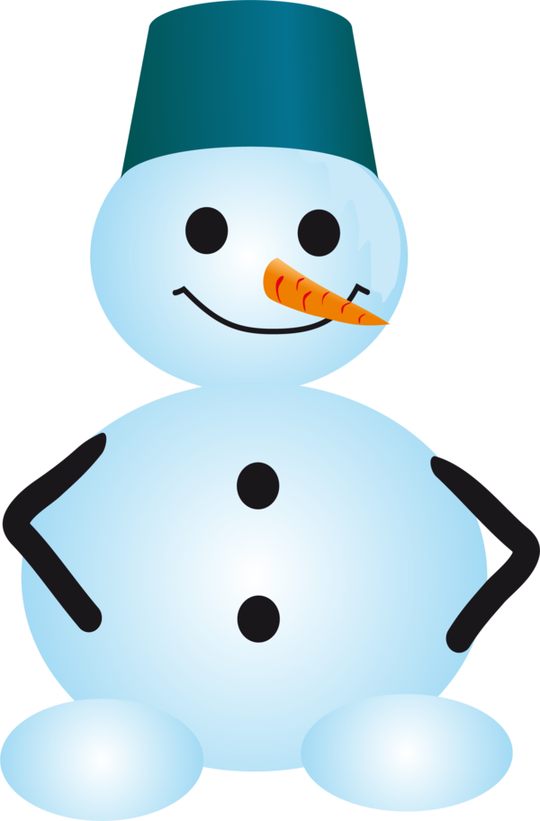Transparent Snowman Christmas Christmas Decoration for Christmas