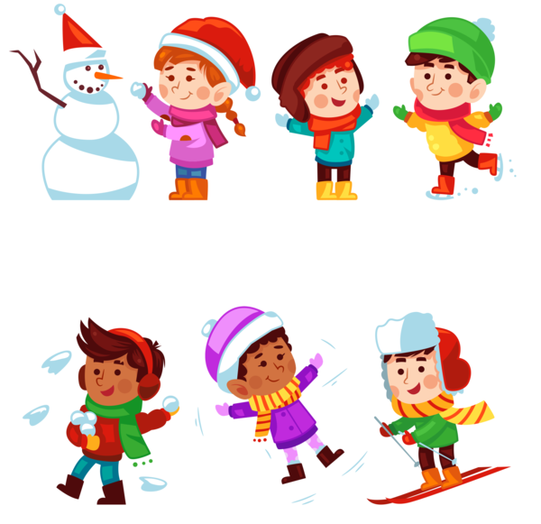 Transparent Winter Child Cartoon Christmas Ornament Christmas Decoration for Christmas