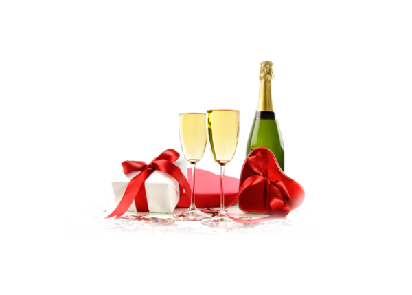 Transparent Champagne Sparkling Wine Wine Glass Bottle Drinkware for Valentines Day