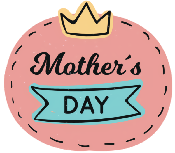 Transparent Mothers Day Mother Woman Pink Smile for Mothers Day