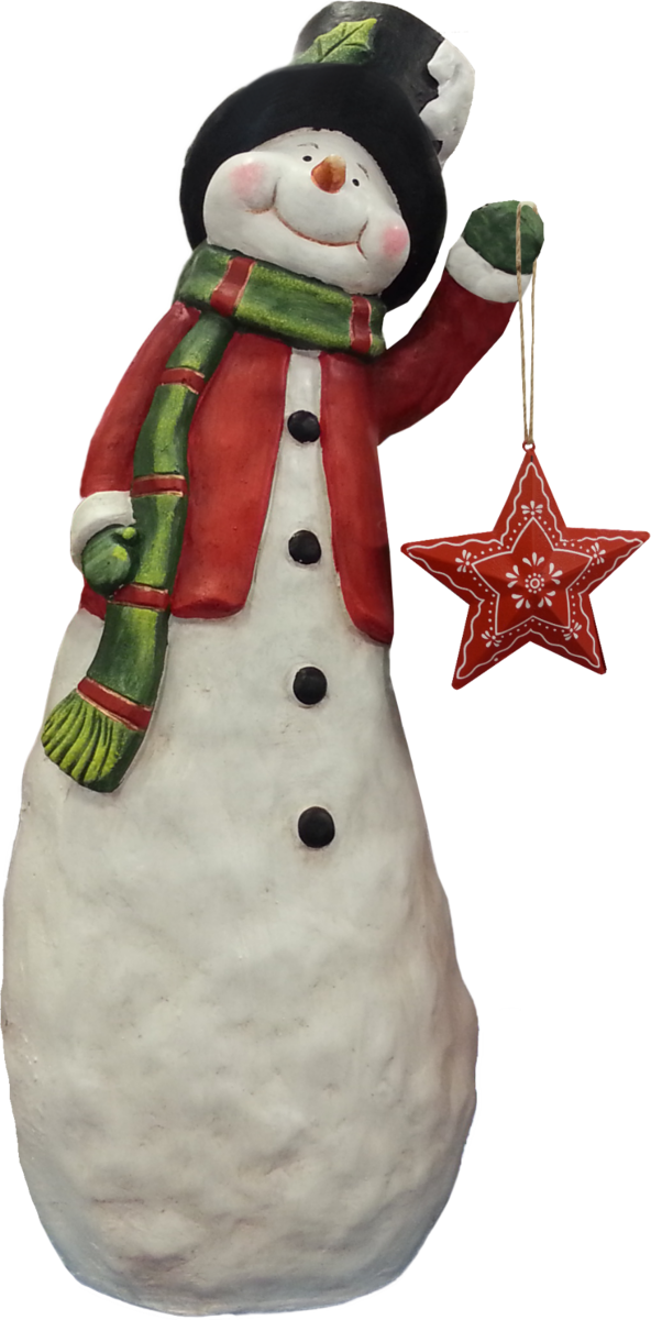 Transparent Christmas Snowman Snow Christmas Ornament for Christmas