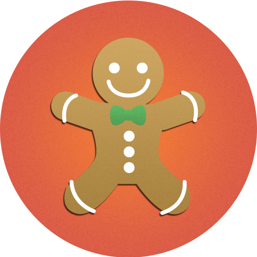 Transparent Christmas Cake Biscuits Gingerbread Man Food Christmas Ornament for Christmas