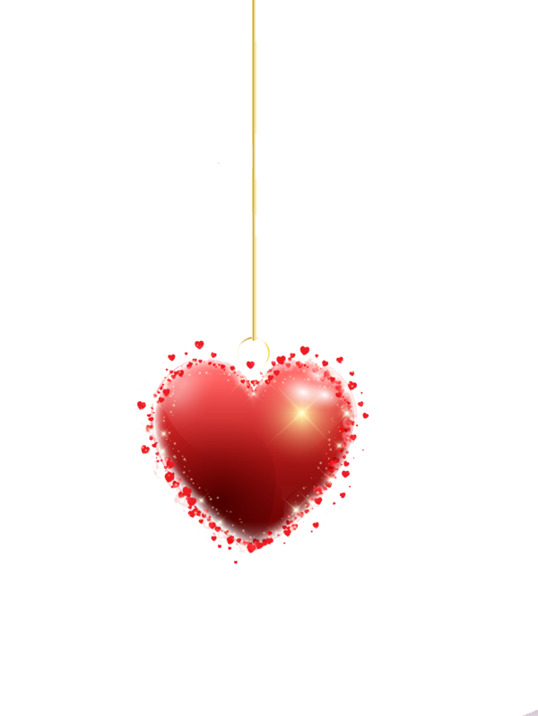 Transparent Gratis Hanging Valentine S Day Heart for Valentines Day