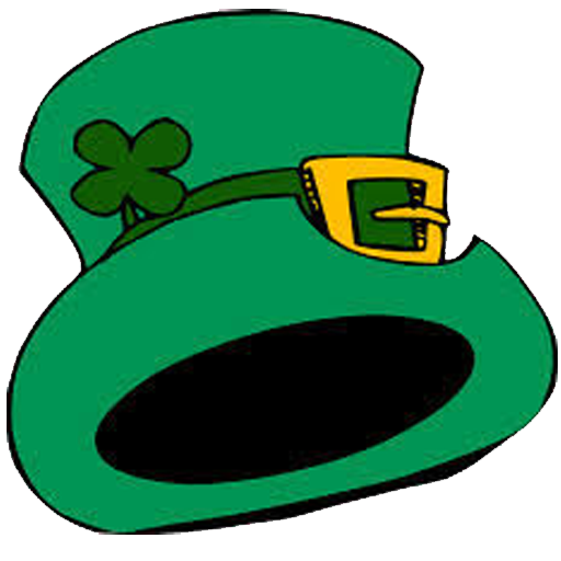 Transparent Shamrock Fourleaf Clover Irish People Green Headgear for St Patricks Day