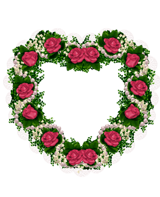 Transparent Valentines Day Flower Garden Roses Petal Heart for Valentines Day