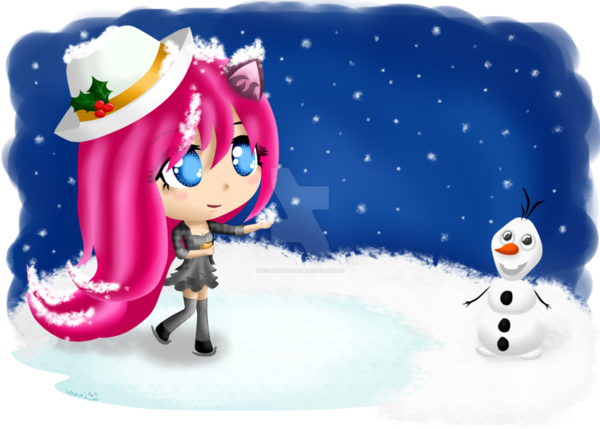 Transparent Christmas Ornament Cartoon Winter Snowman for Christmas
