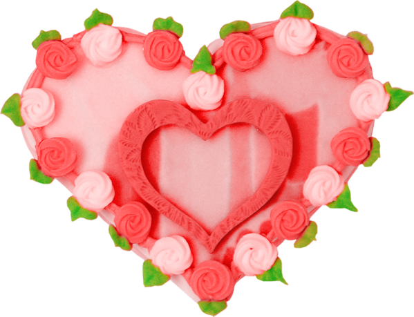 Transparent Heart Blog Pink for Valentines Day