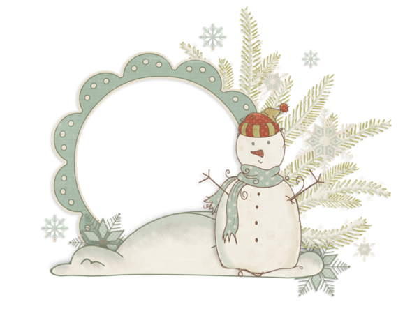 Transparent Snowman Christmas Christmas Card Christmas Ornament for Christmas