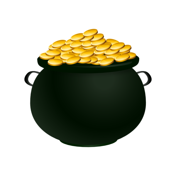 Transparent Gold Gold Coin Leprechaun Cookware And Bakeware Vegetarian Food for St Patricks Day