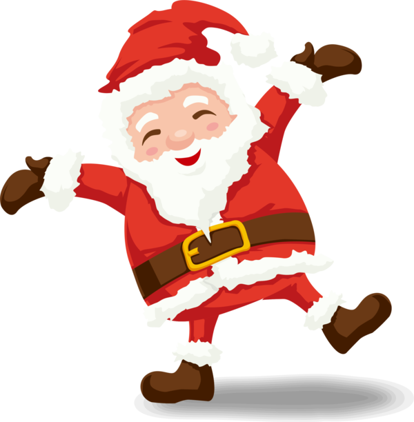 Transparent Santa Claus Animation Cartoon Christmas Ornament Christmas Decoration for Christmas