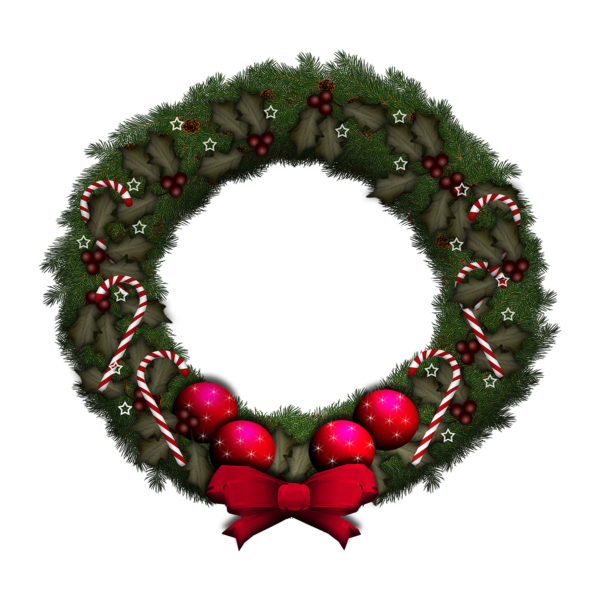 Transparent Christmas Christmas Ornament Wreath Fir Heart for Christmas